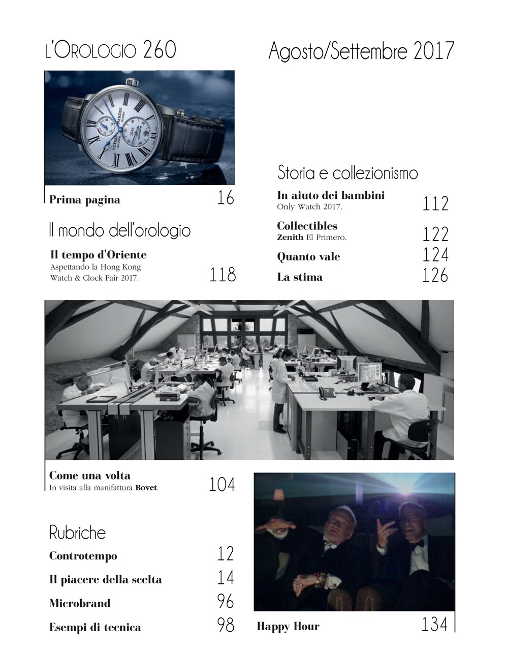 L'Orologio Preview Pages