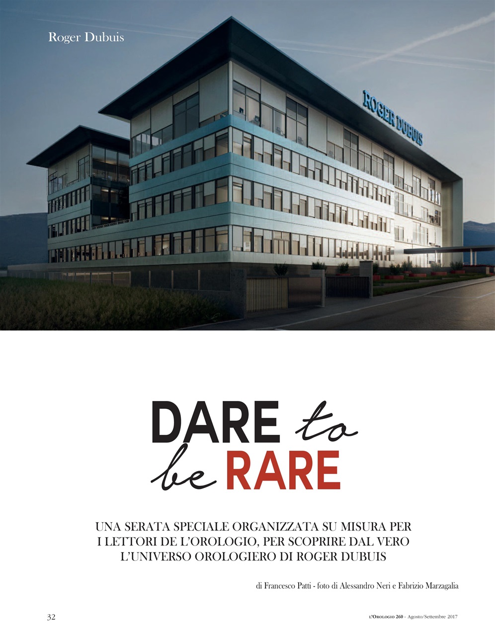 L'Orologio Preview Pages