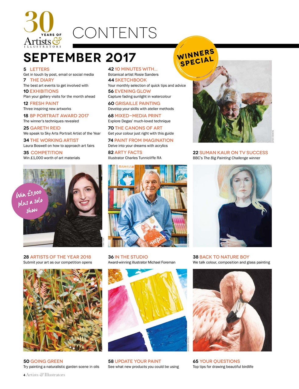 Artists & Illustrators Preview Pages