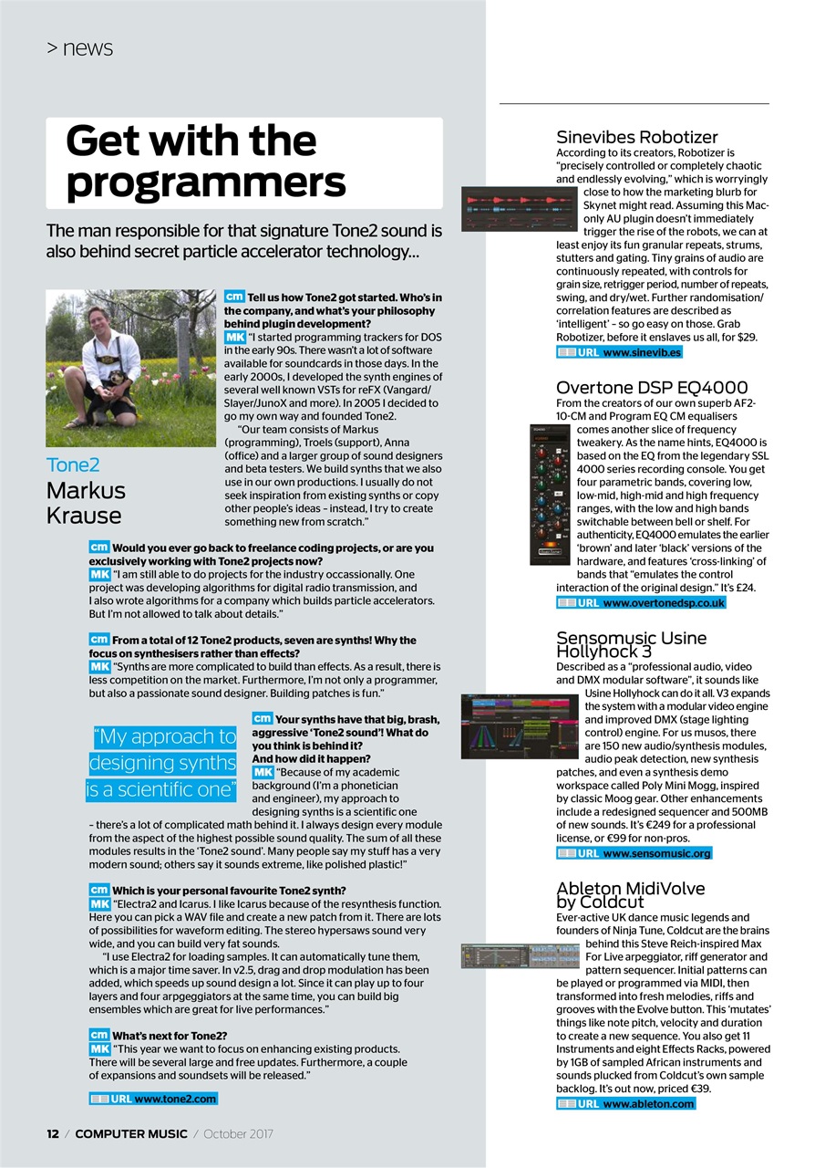 Computer Music Preview Pages