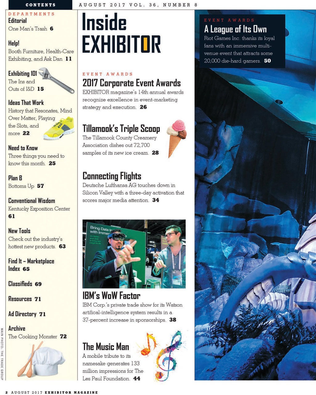 EXHIBITOR Magazine Preview Pages