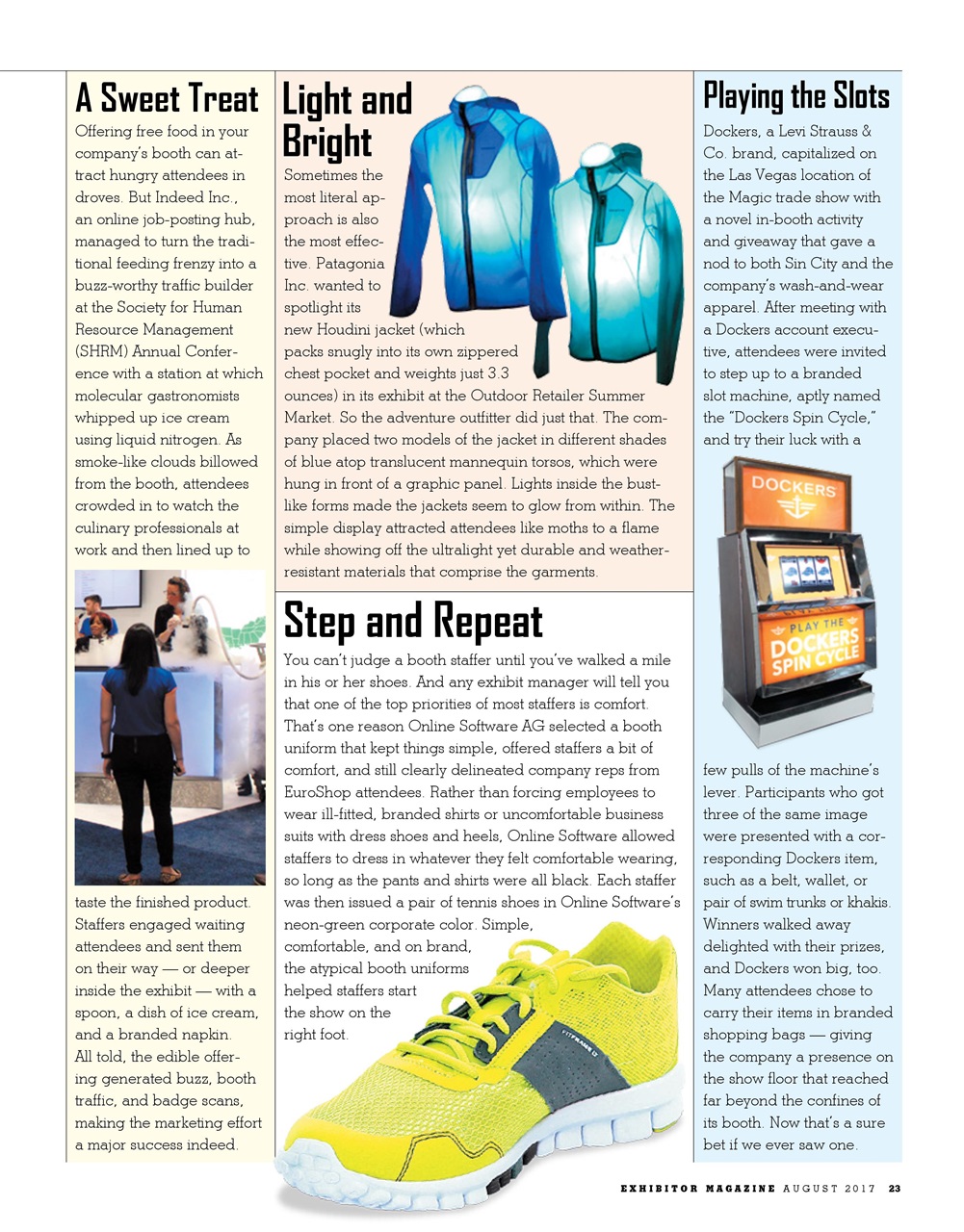 EXHIBITOR Magazine Preview Pages