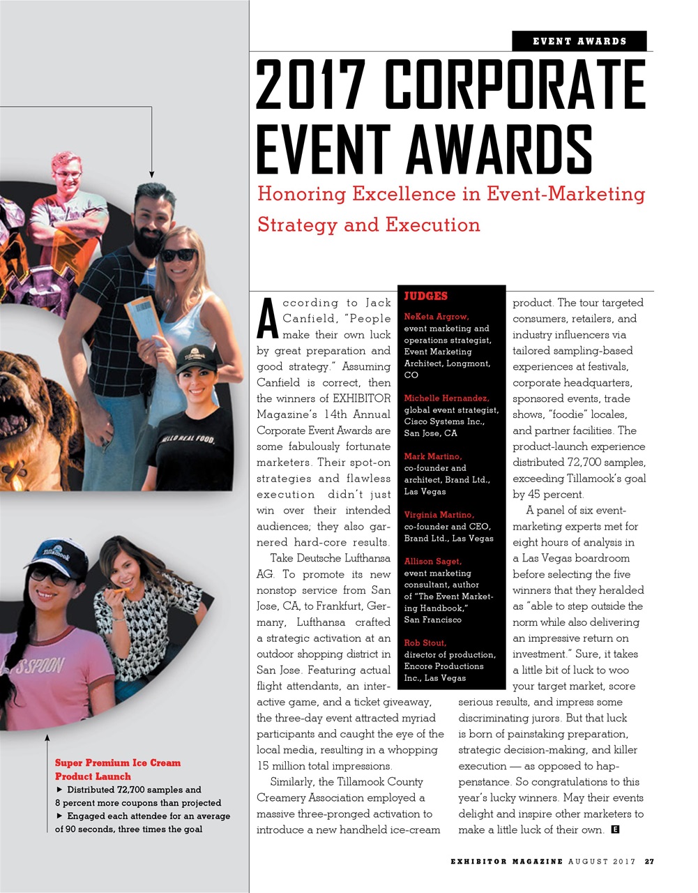 EXHIBITOR Magazine Preview Pages