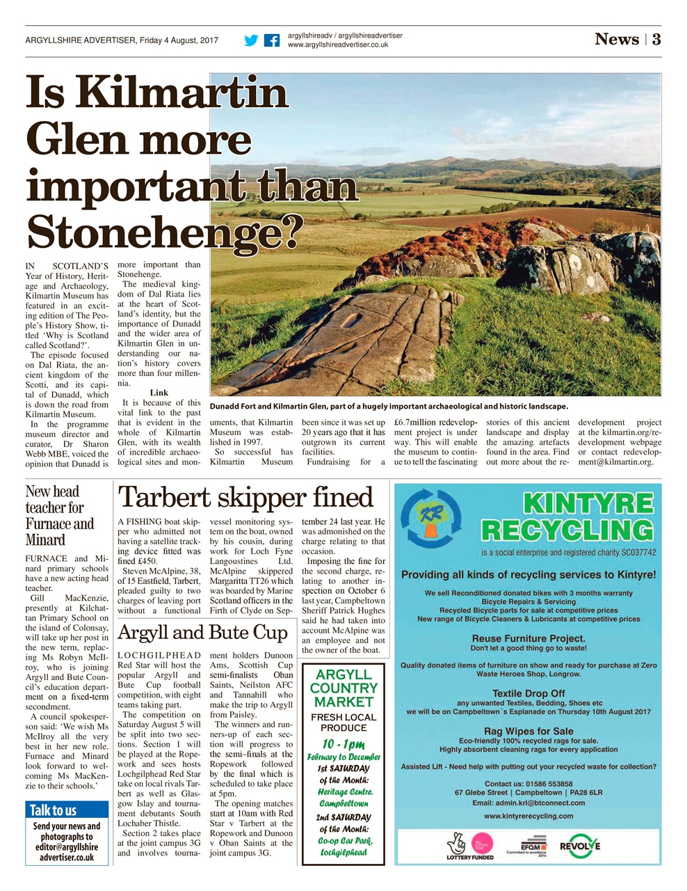 Argyllshire Advertiser Preview Pages
