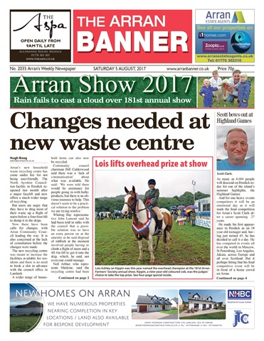 Arran Banner issue 05/08/2017