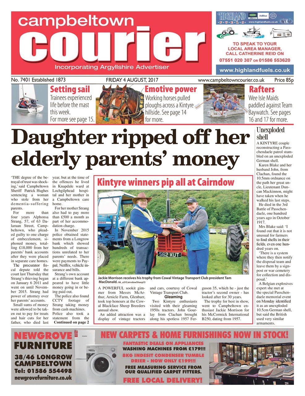 Campbeltown Courier Preview Pages