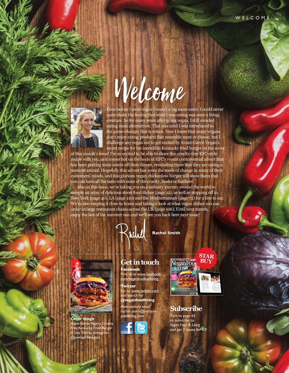 Vegan Food & Living Magazine Preview Pages