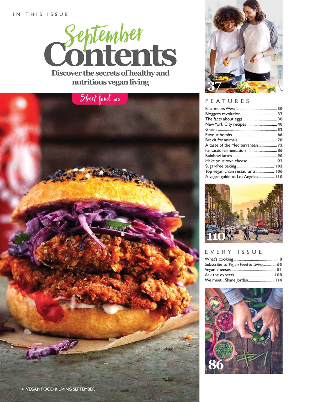 Vegan Food & Living Magazine Preview Pages
