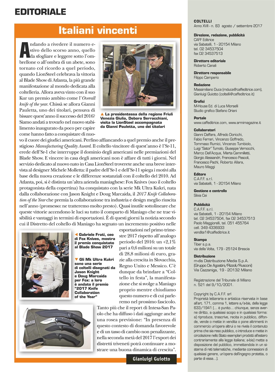 COLTELLI Preview Pages