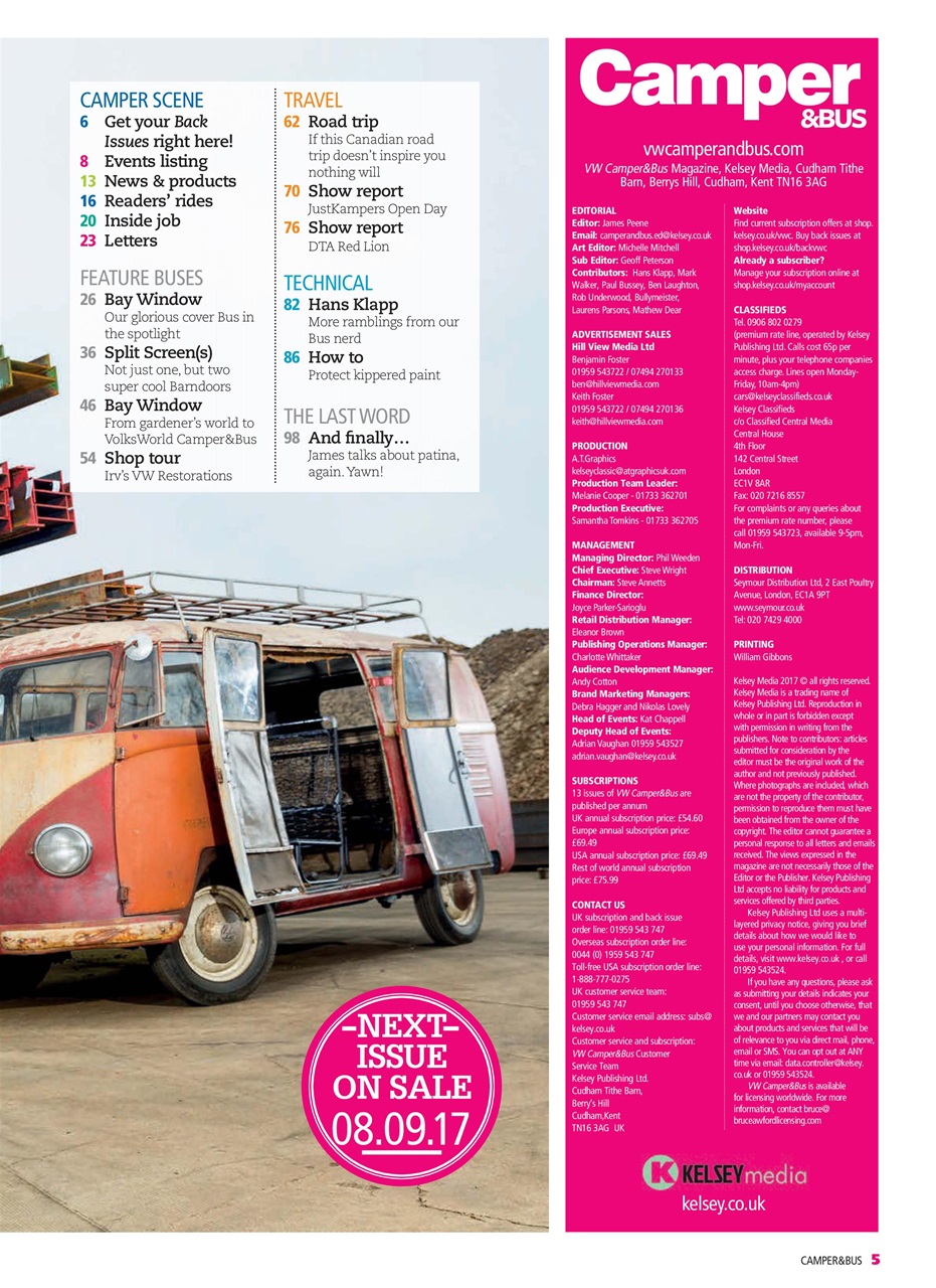 VW Camper Preview Pages