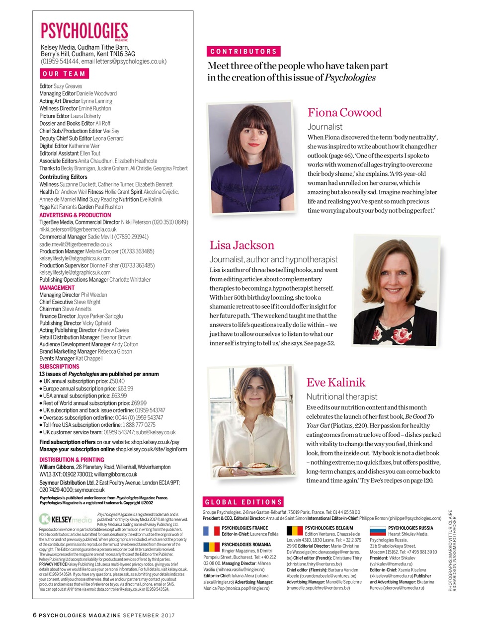 Psychologies Preview Pages