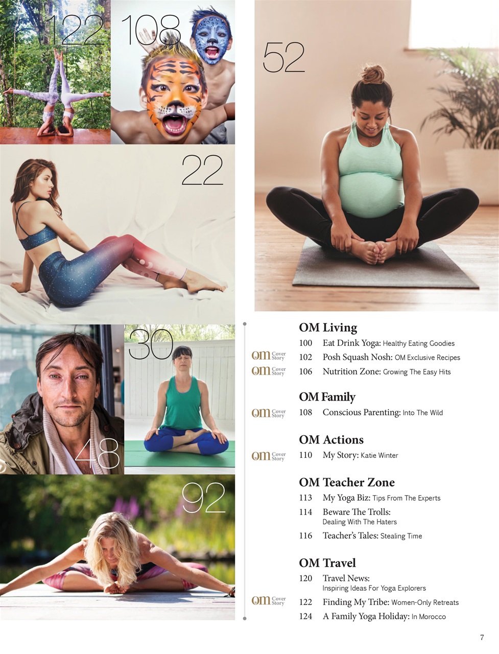 OM Yoga Magazine Preview Pages