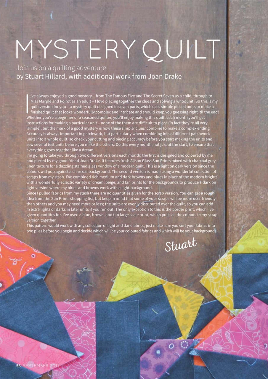 Popular Patchwork Magazine Preview Pages