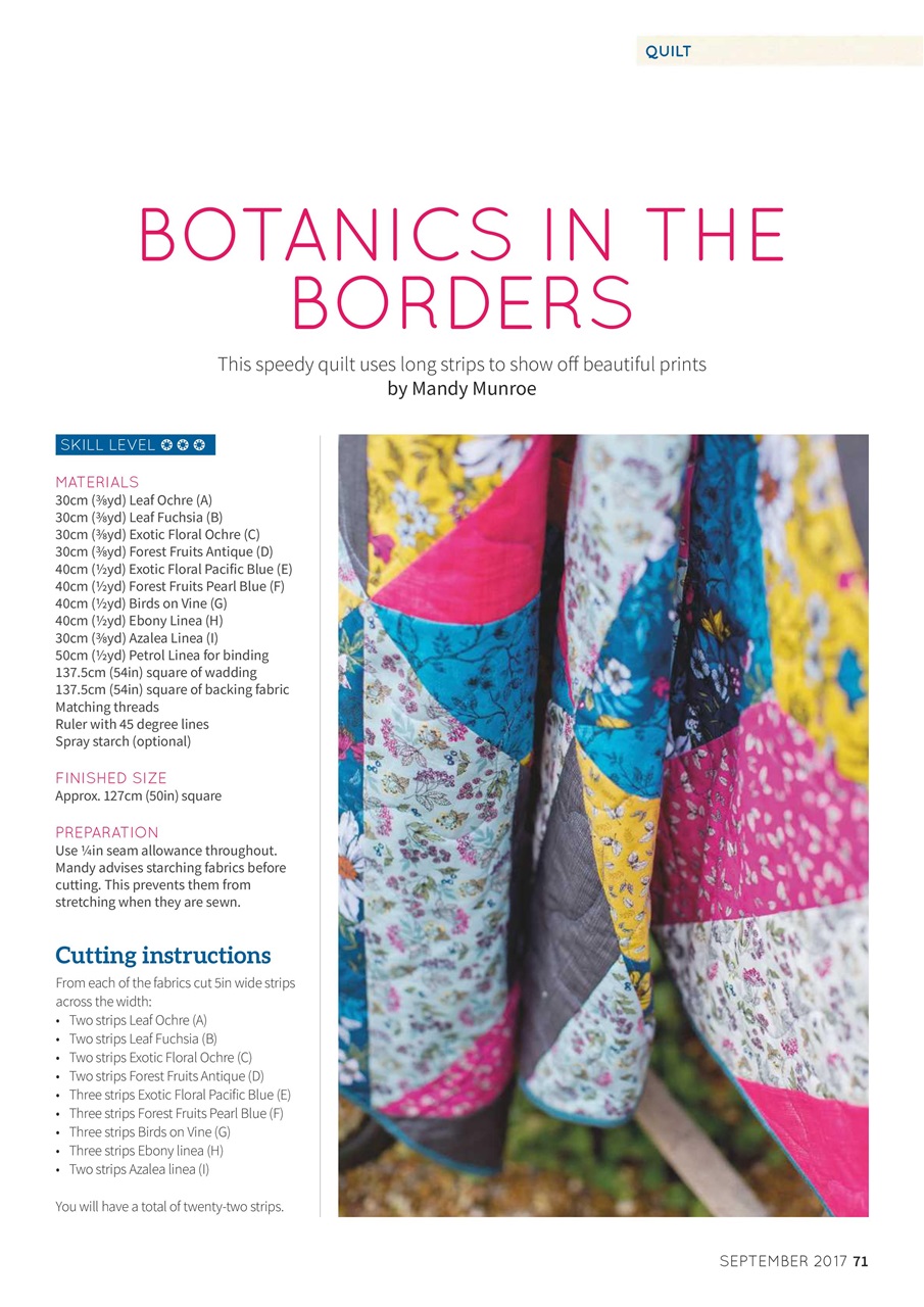 Popular Patchwork Magazine Preview Pages