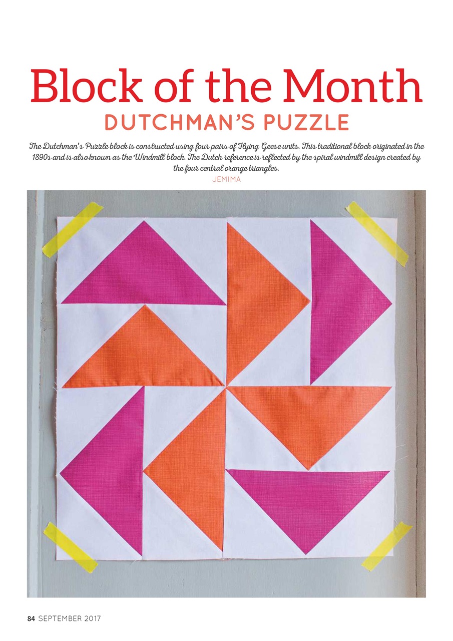Popular Patchwork Magazine Preview Pages