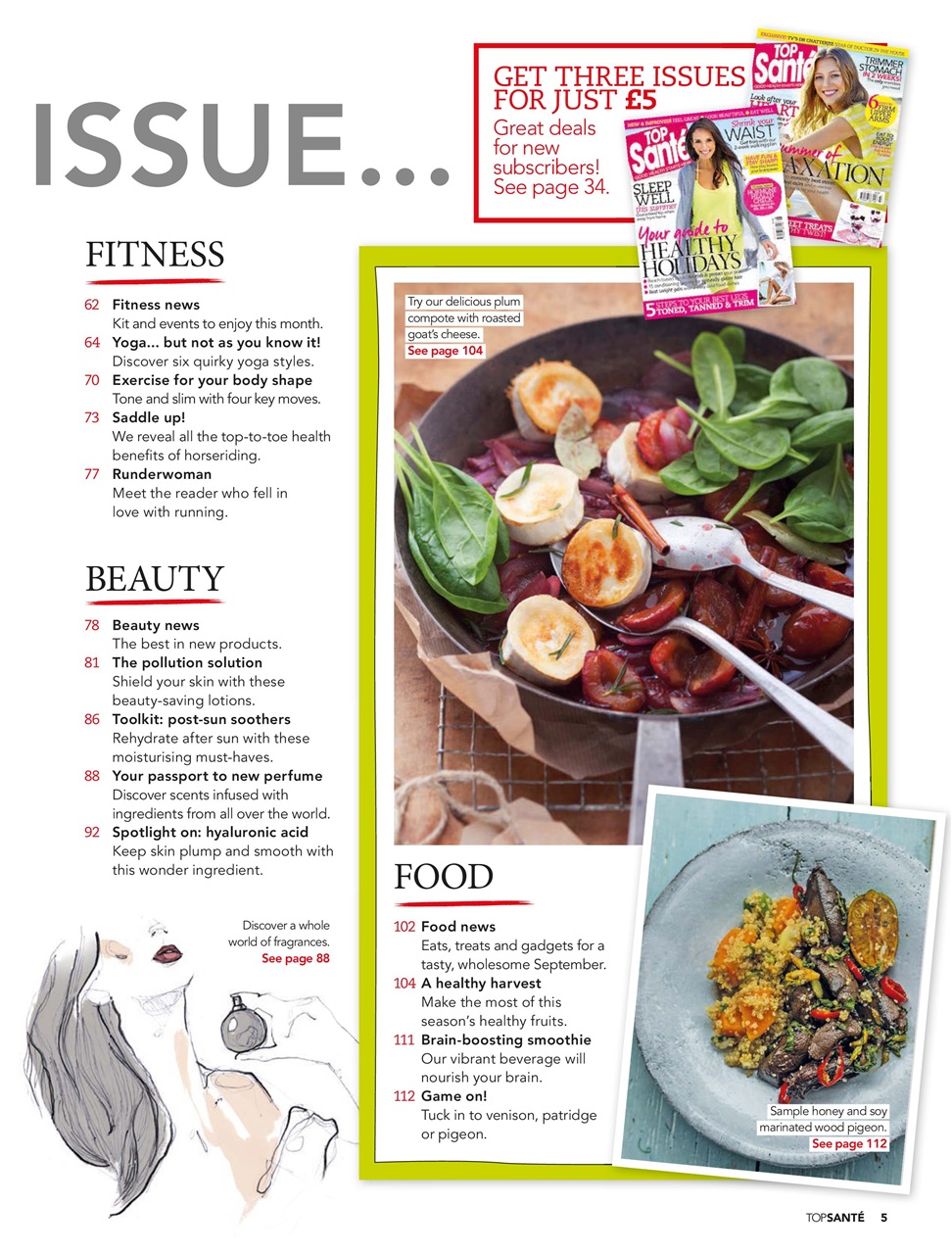 Top Sante Preview Pages