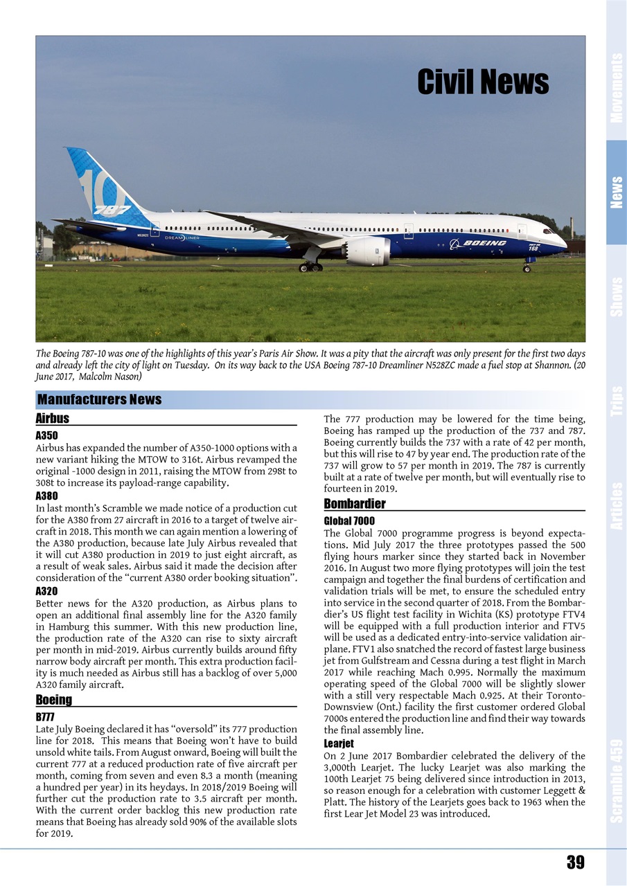 Scramble Magazine Preview Pages