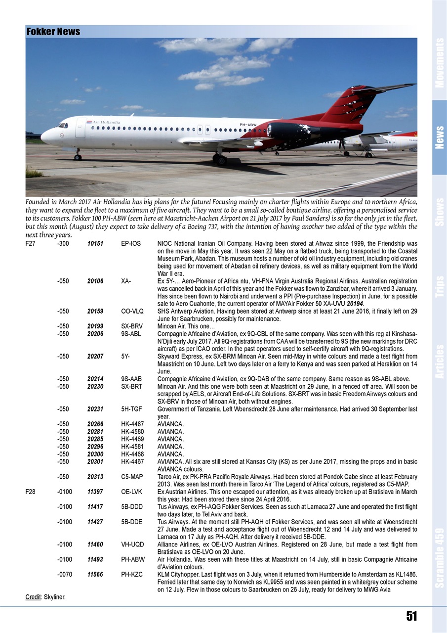 Scramble Magazine Preview Pages