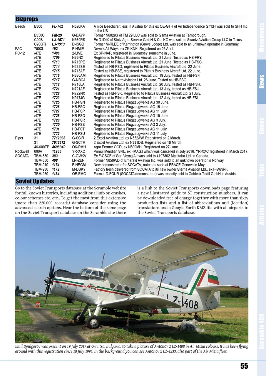 Scramble Magazine Preview Pages