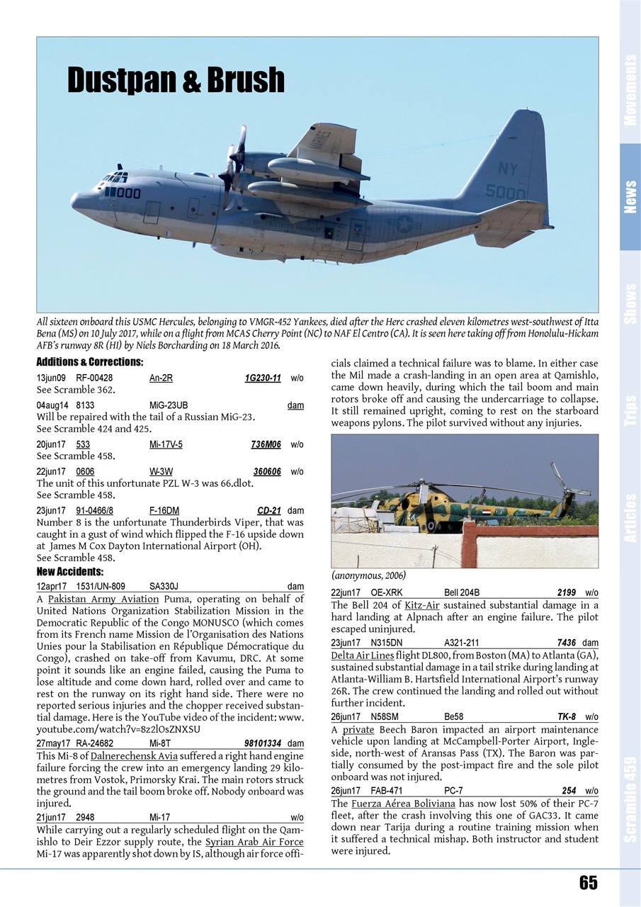 Scramble Magazine Preview Pages