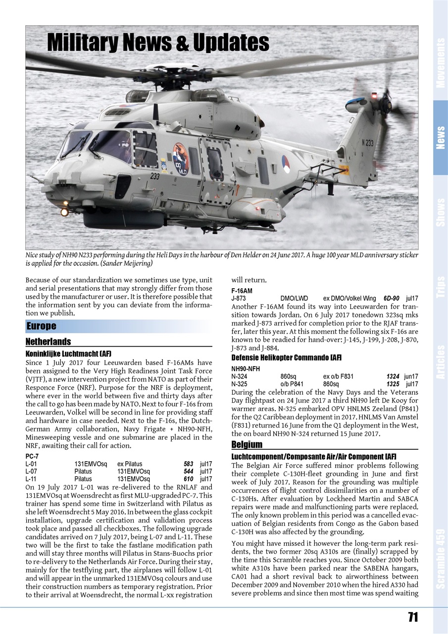 Scramble Magazine Preview Pages