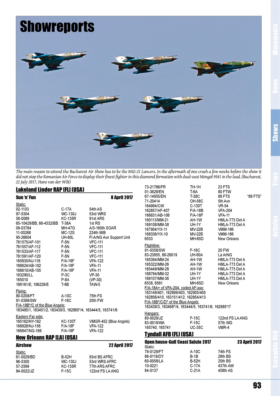 Scramble Magazine Preview Pages