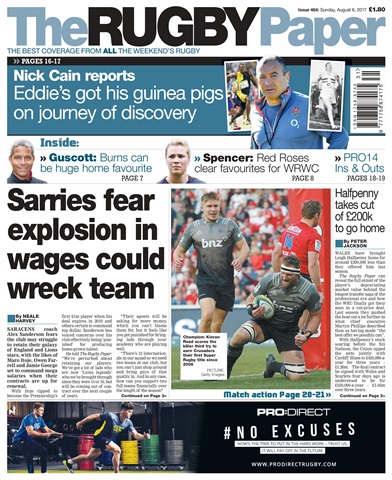 The Rugby Paper issue 06th August 2017