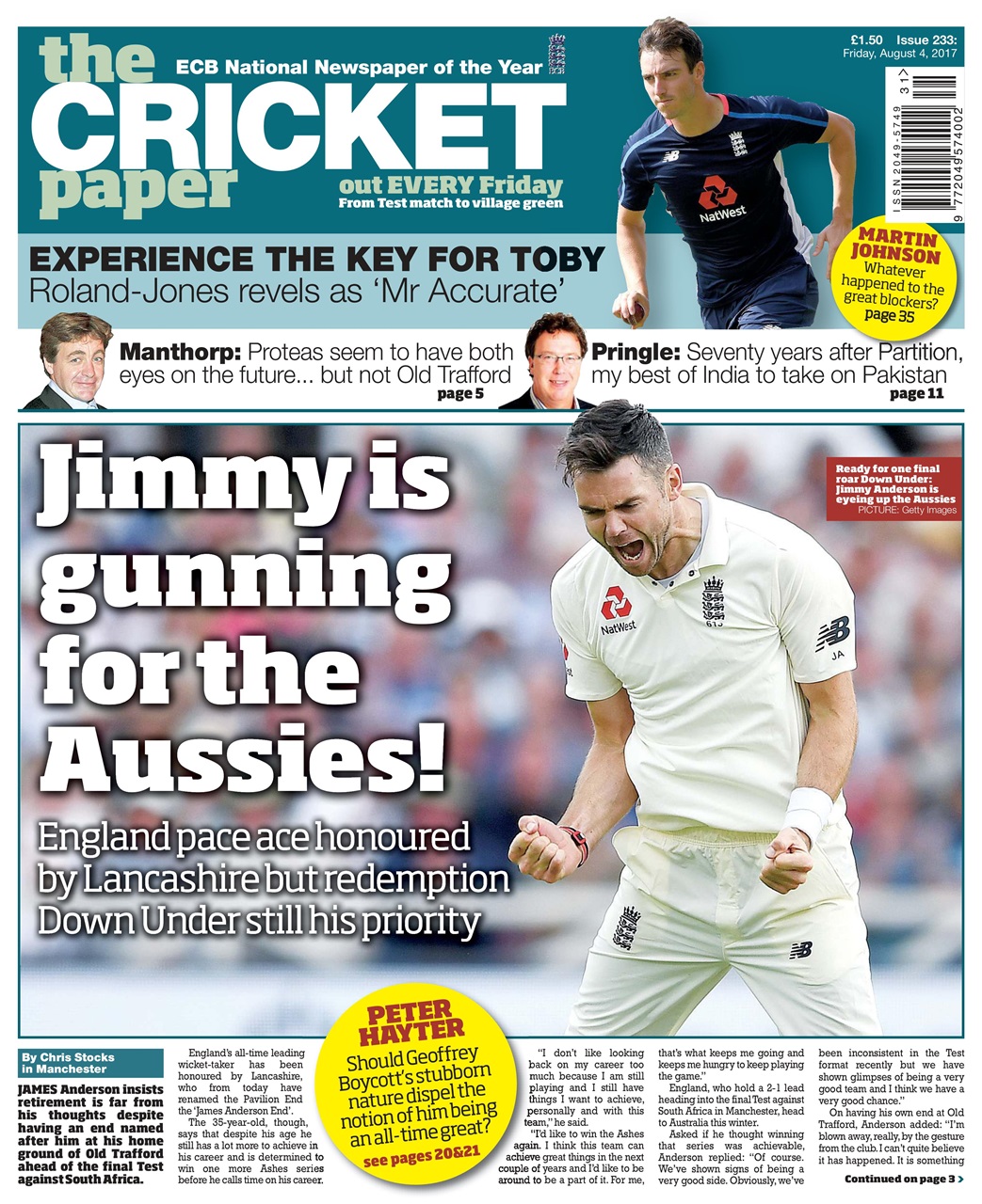 The Cricket Paper Preview Pages