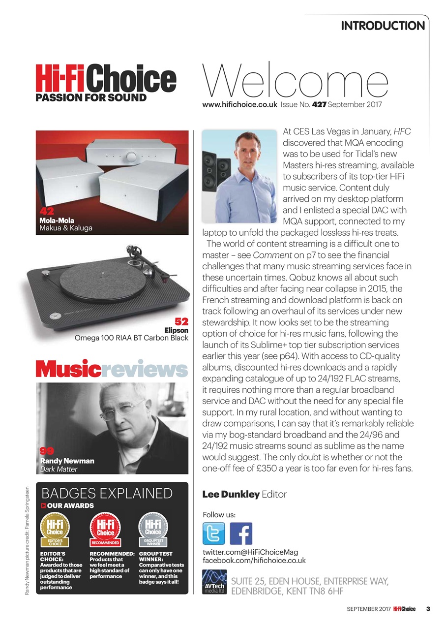 Hi-Fi Choice Preview Pages