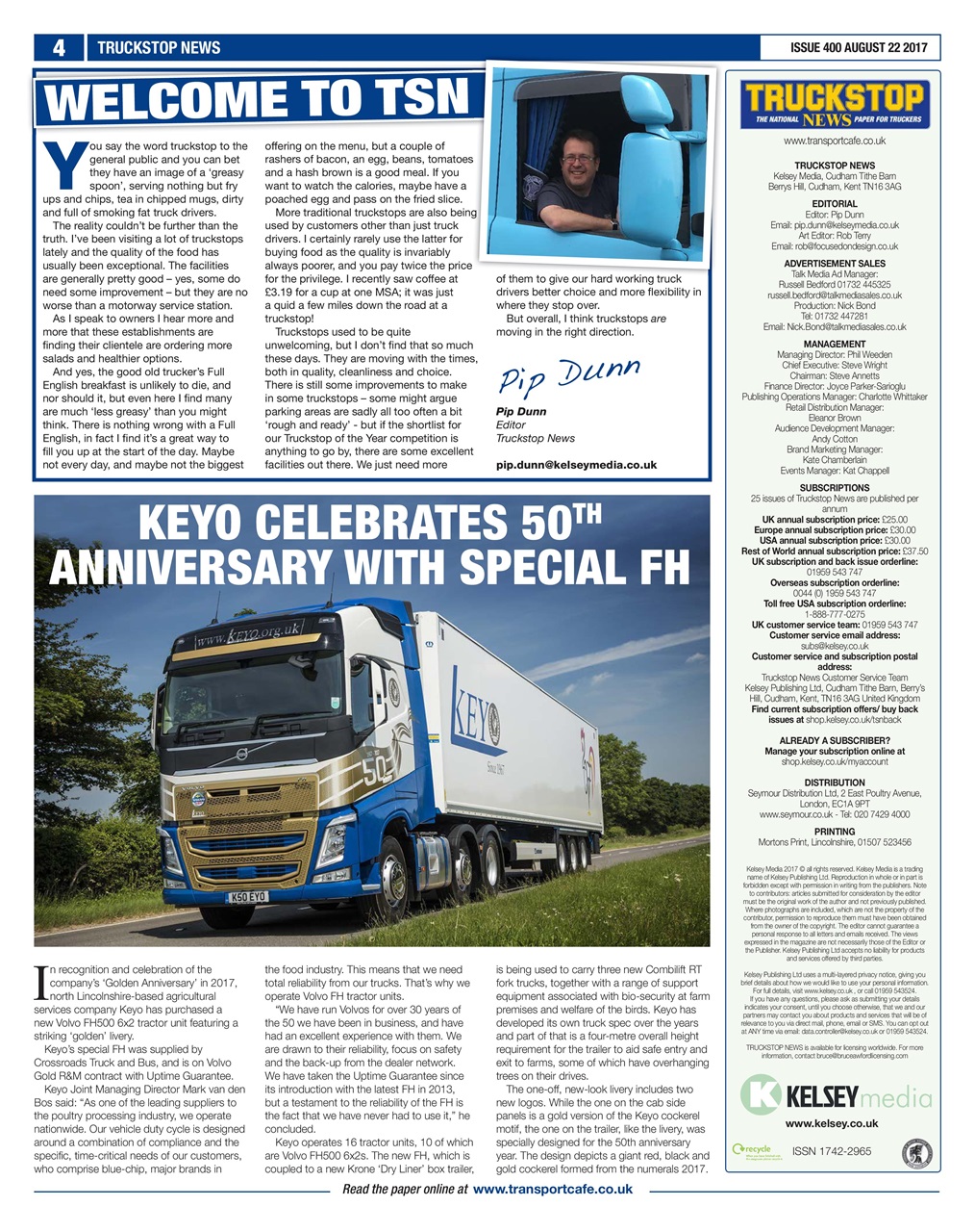Truckstop News Preview Pages