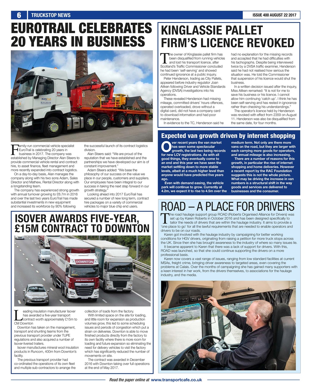 Truckstop News Preview Pages