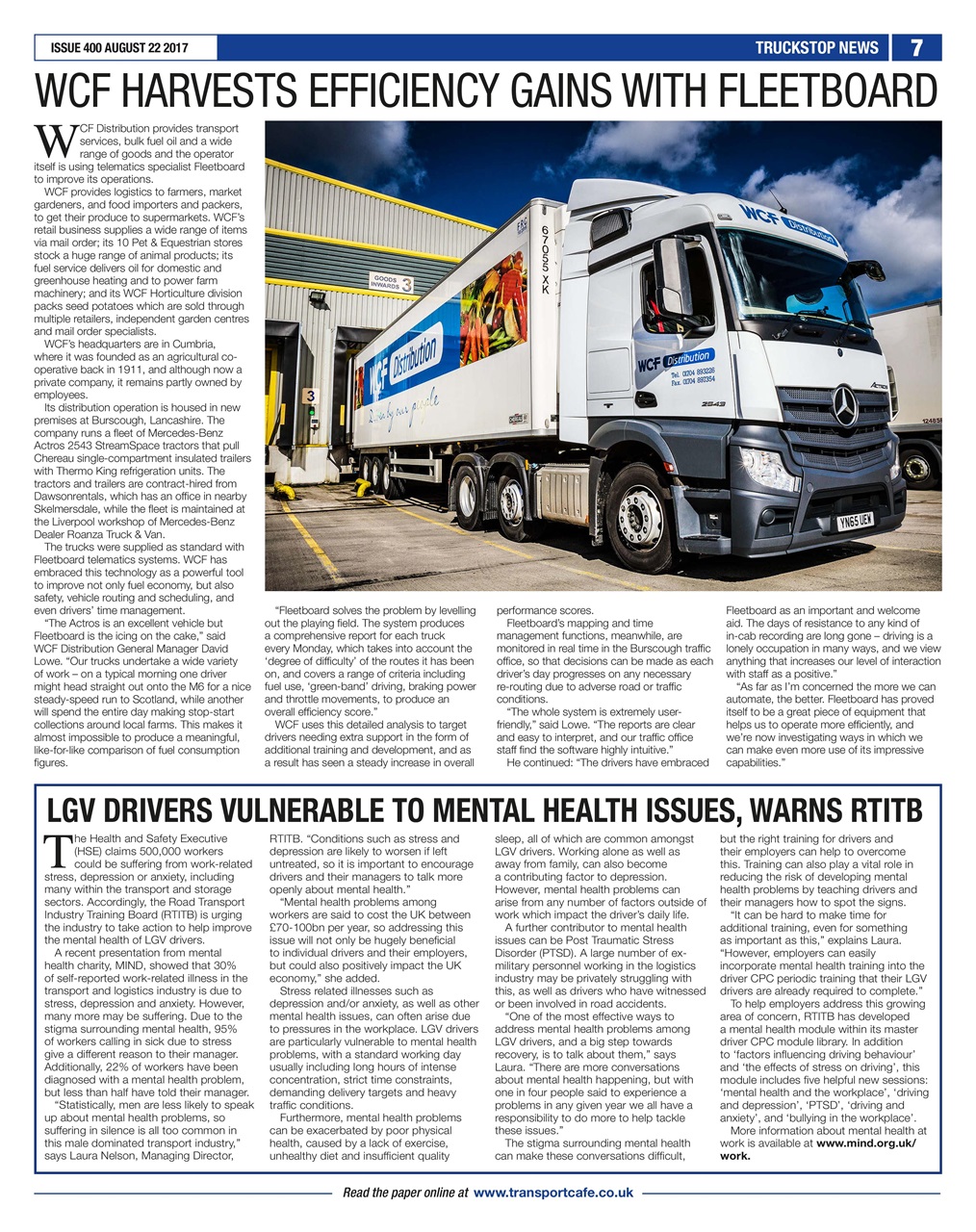 Truckstop News Preview Pages