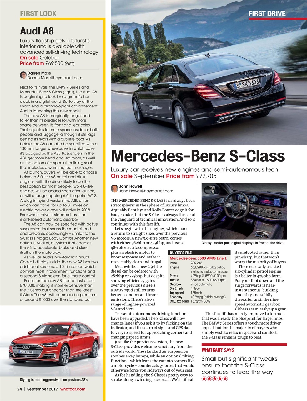 What Car? Preview Pages