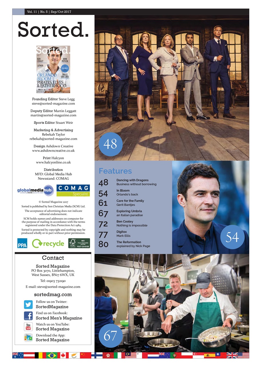 Sorted Magazine – The men's mag with morals Preview Pages