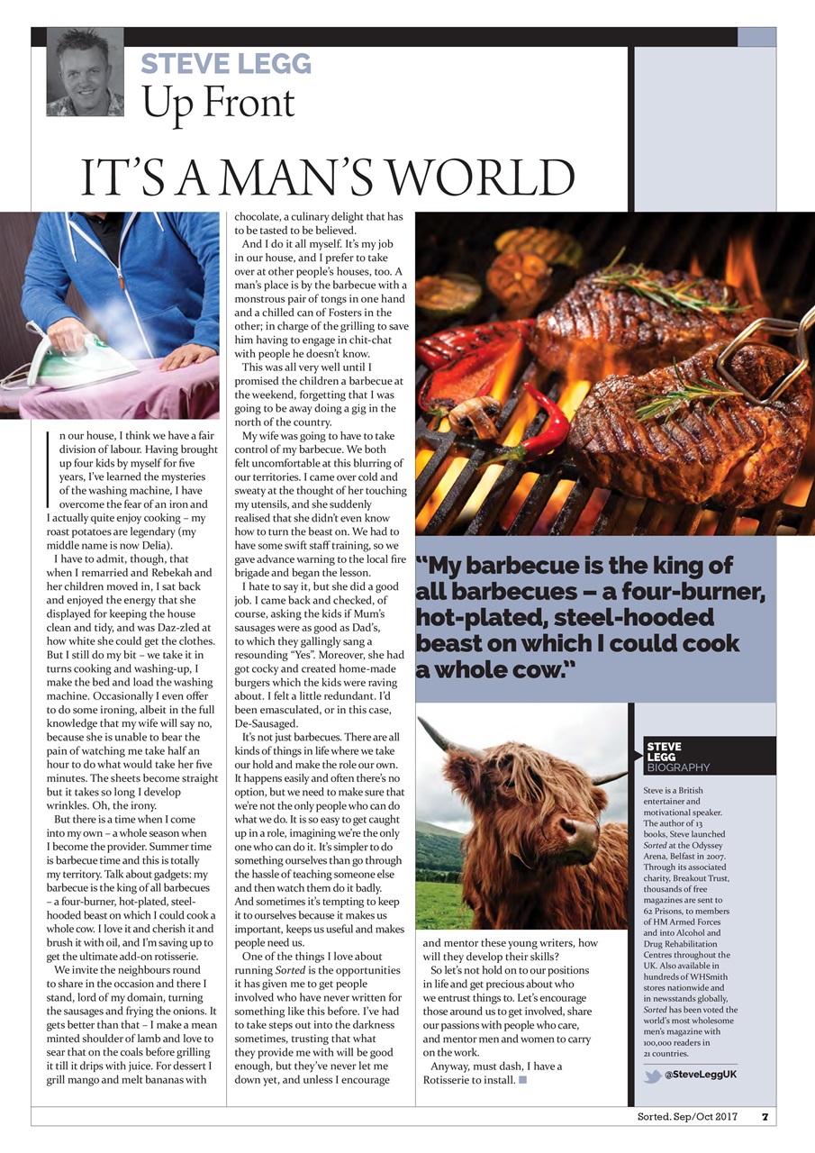 Sorted Magazine – The men's mag with morals Preview Pages