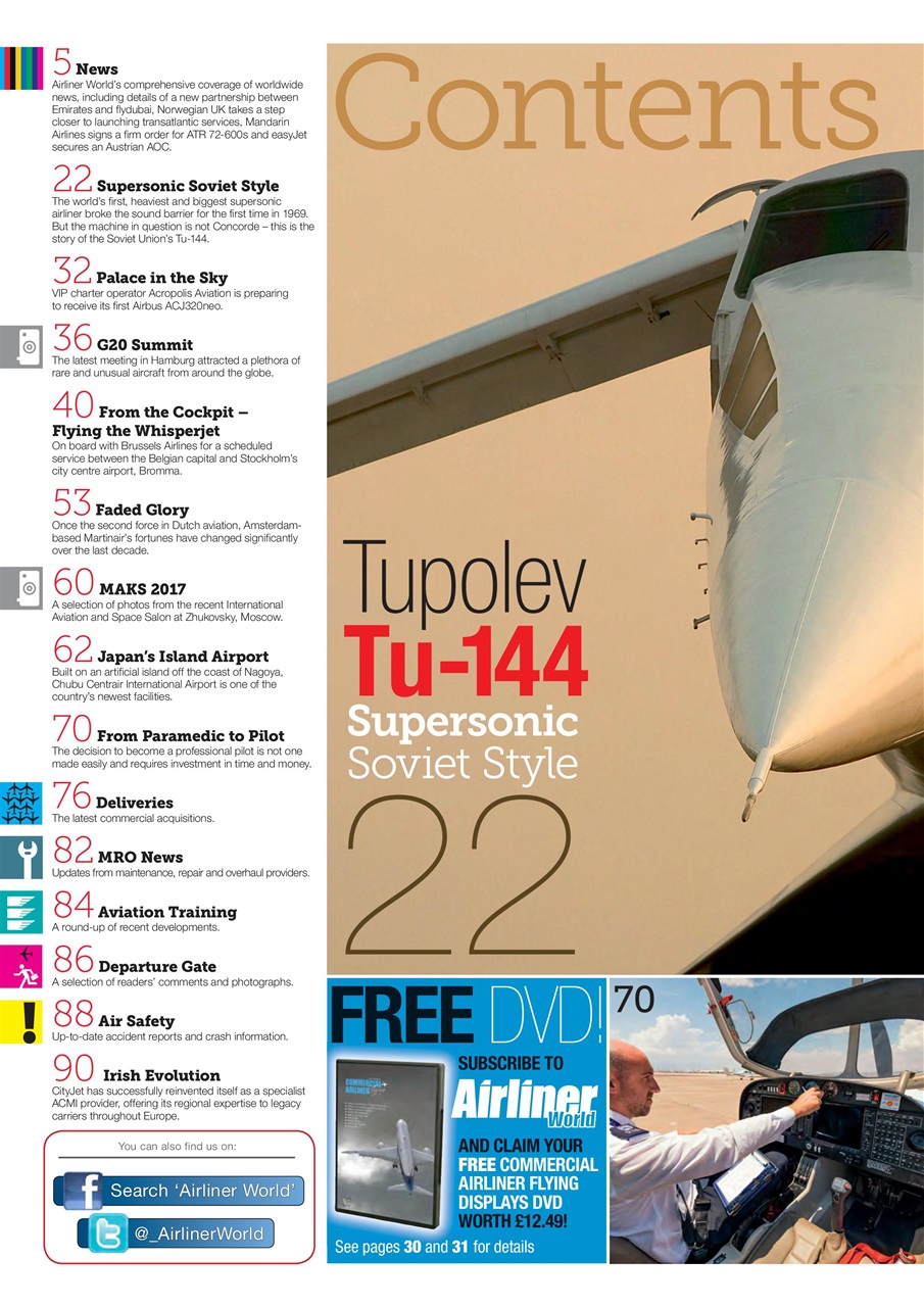 Airliner World Preview Pages