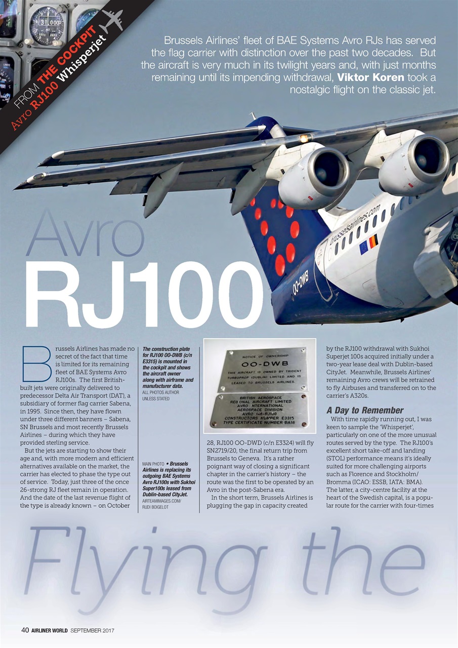 Airliner World Preview Pages