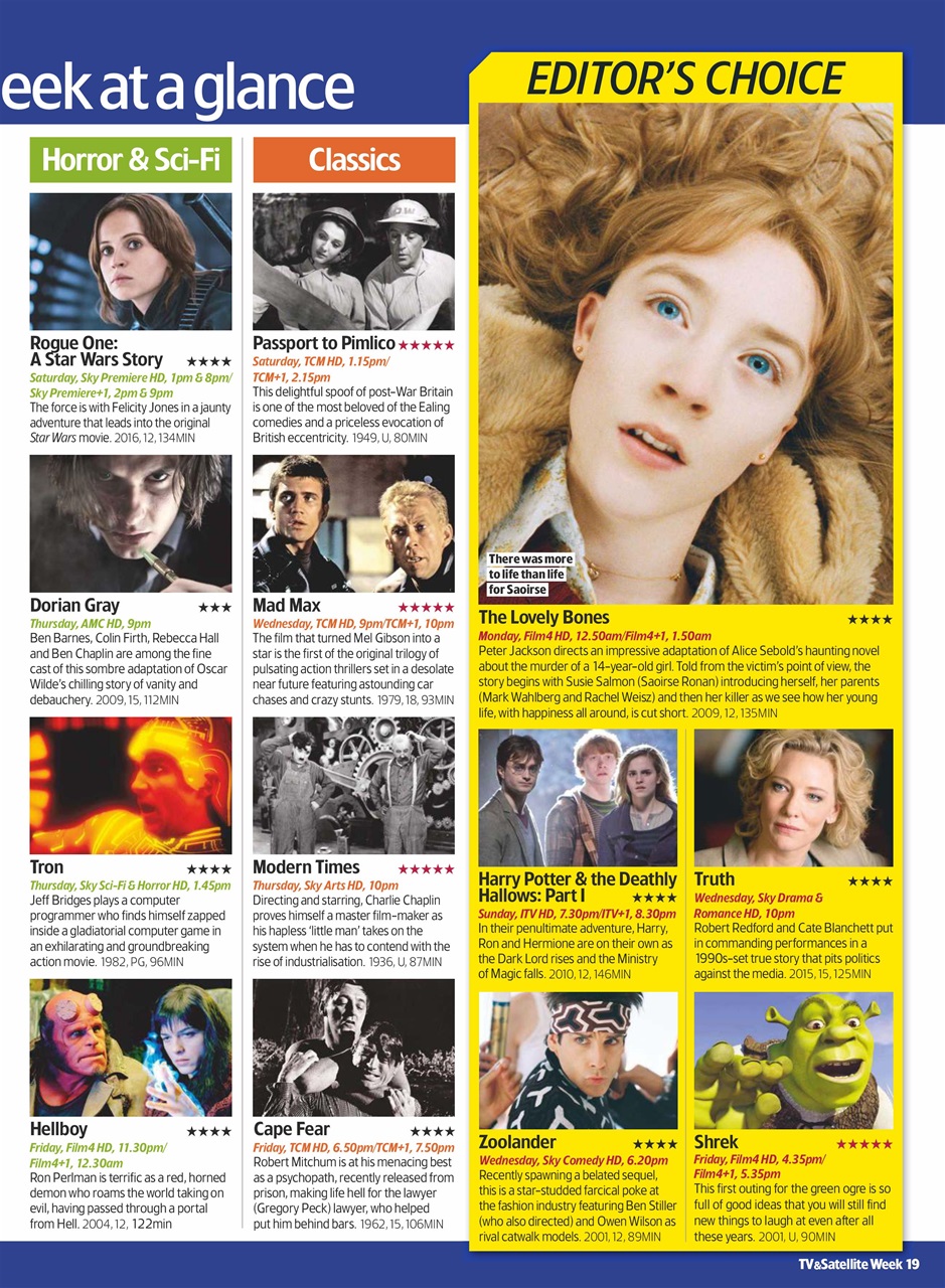 TV & Satellite Week Preview Pages