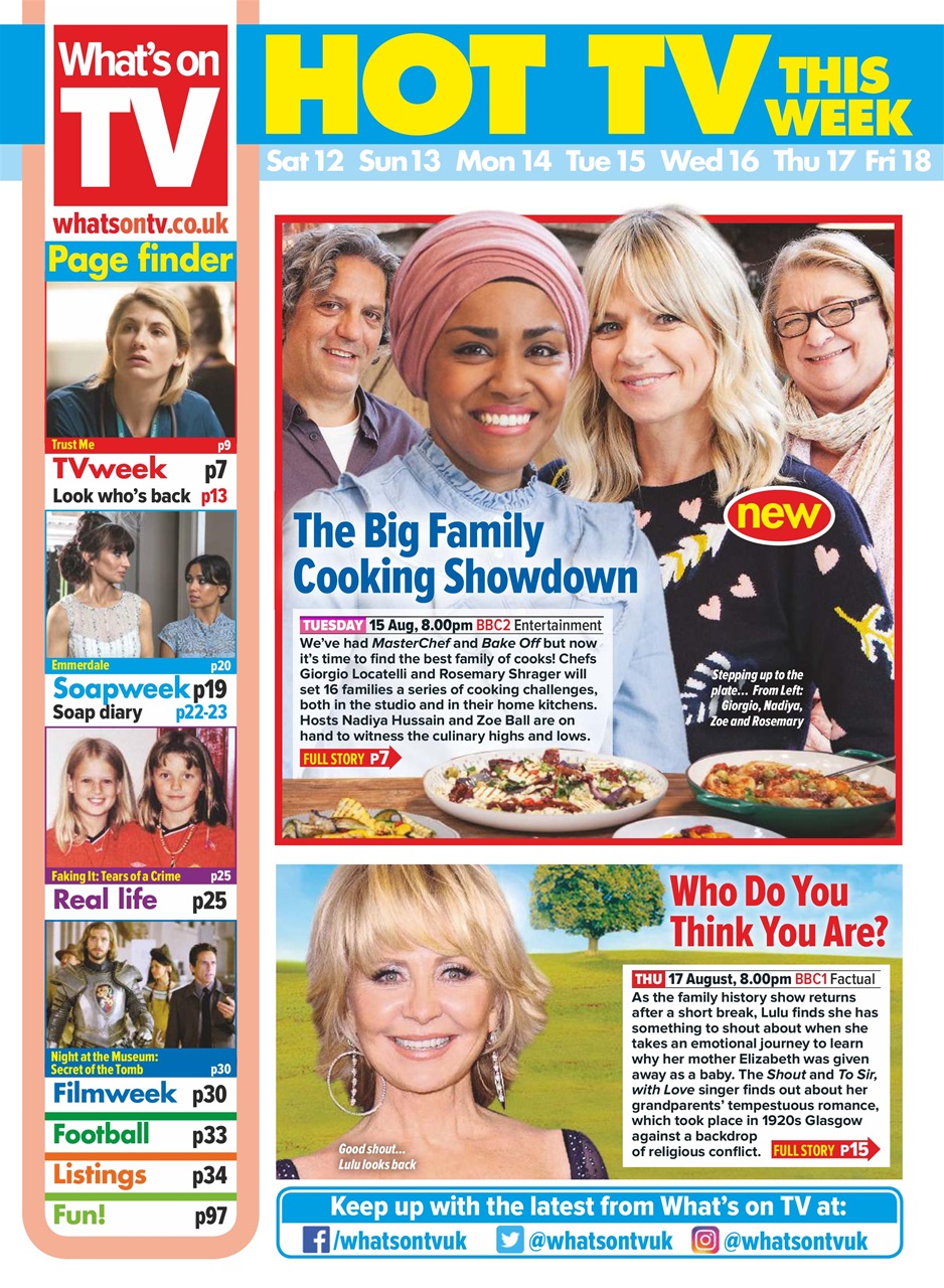 What's on TV Preview Pages