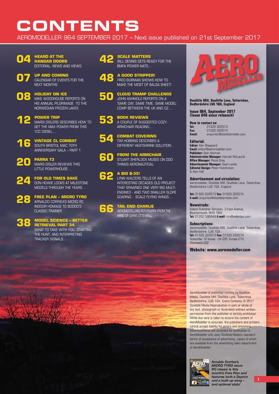 AeroModeller Preview Pages