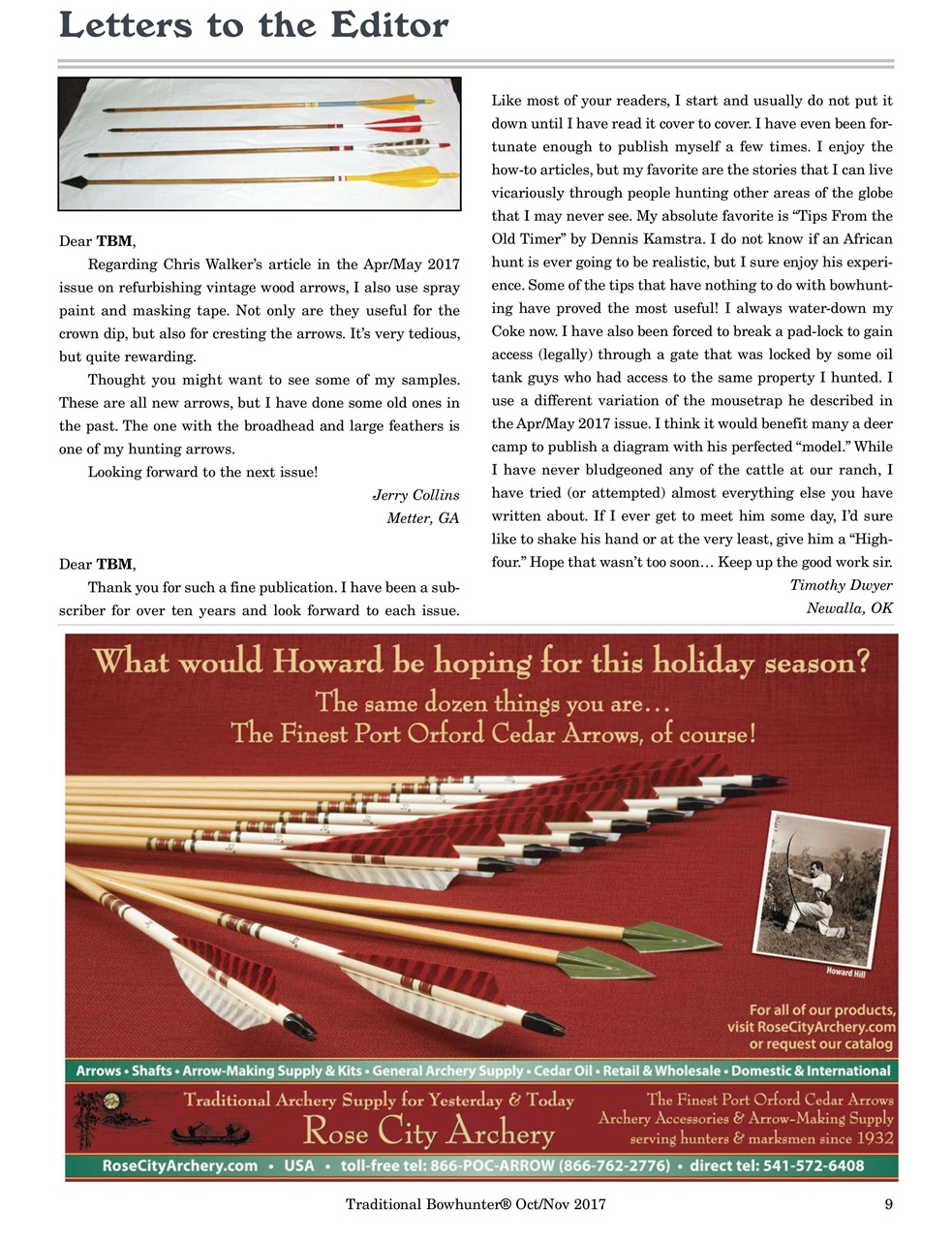 Traditional Bowhunter Magazine Preview Pages