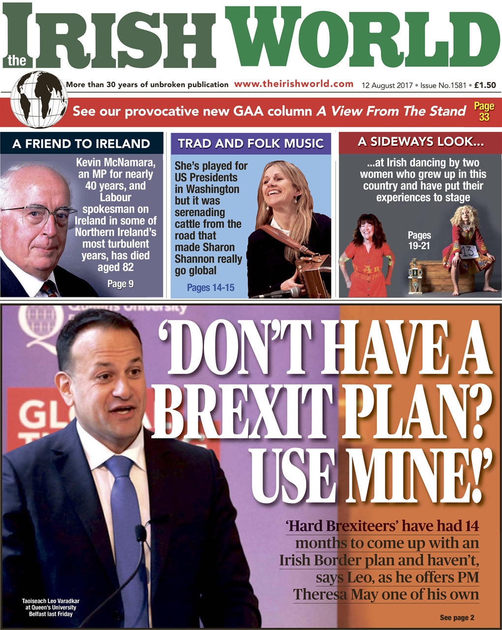 Irish World Preview Pages