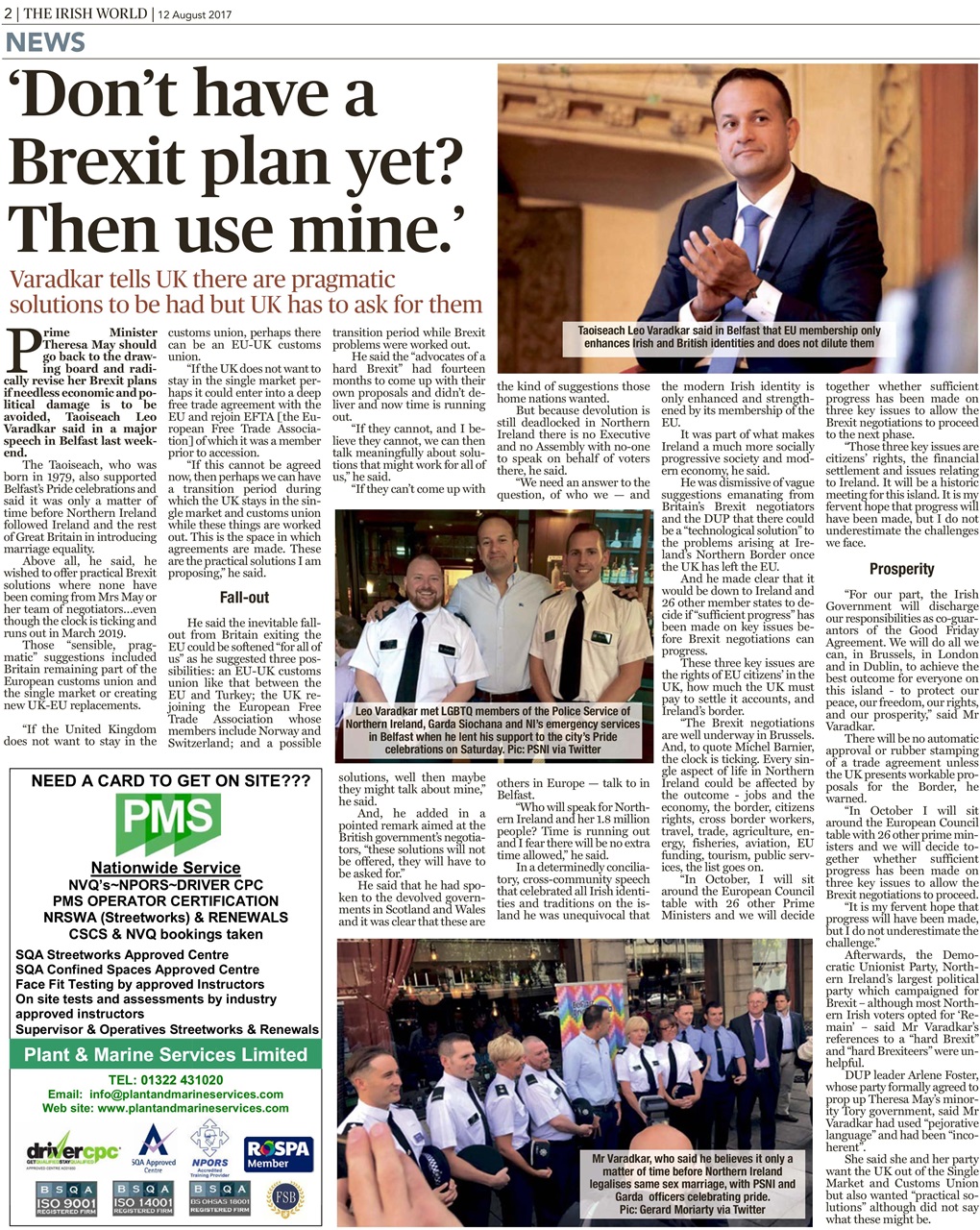 Irish World Preview Pages