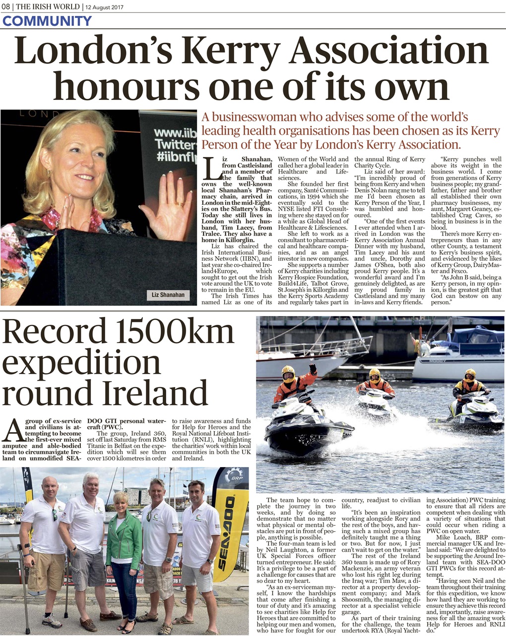 Irish World Preview Pages