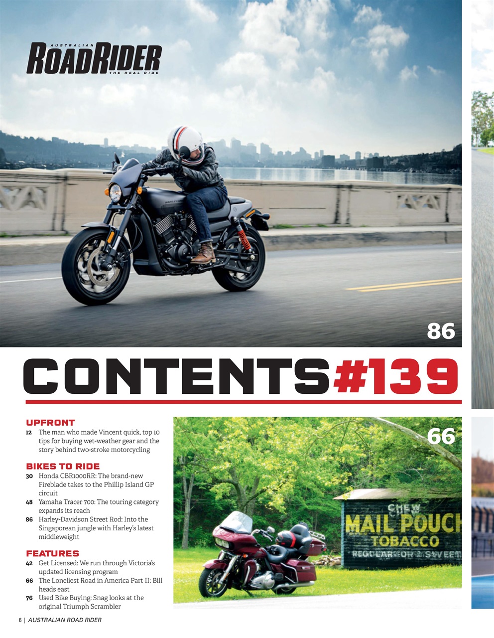 Australian Road Rider Preview Pages