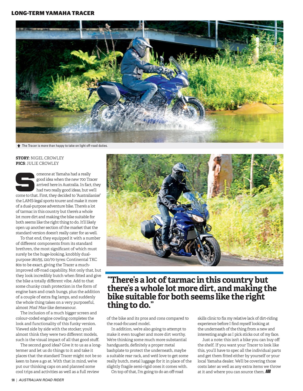 Australian Road Rider Preview Pages