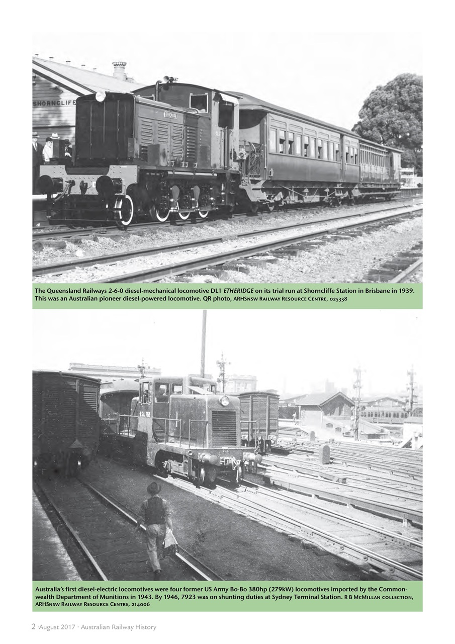 Australian Railway History Preview Pages