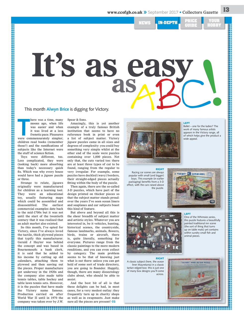 Collectors Gazette Preview Pages
