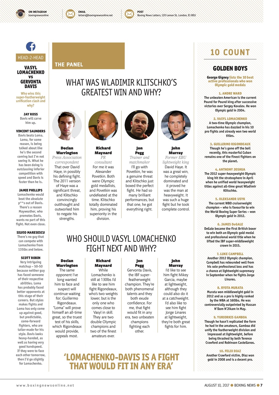 Boxing News Preview Pages