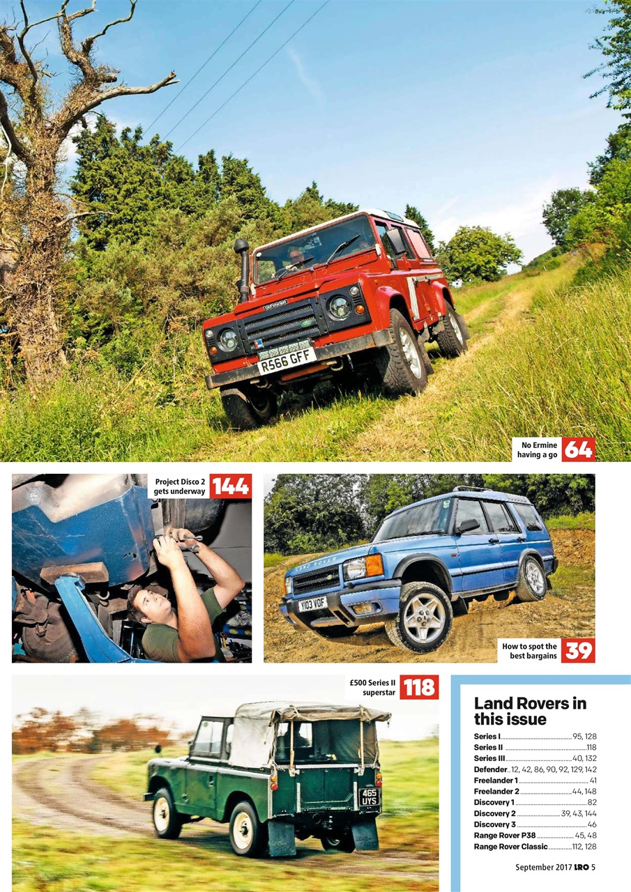 Land Rover Owner Preview Pages